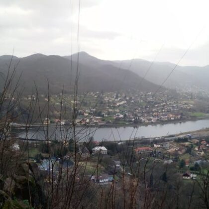 Výhled na údolí Labe