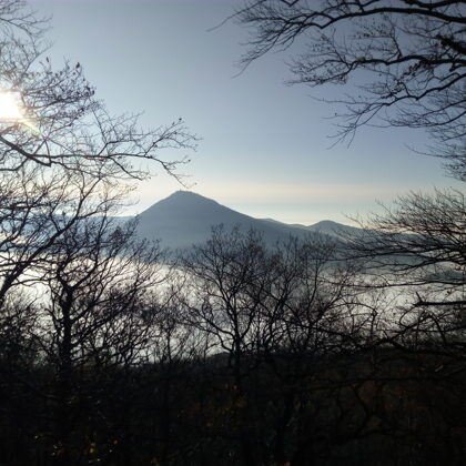 Výhled na Milešovku z Kletečné