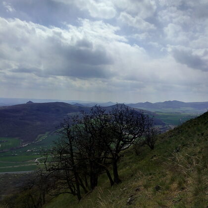 Výhled na České středohoří