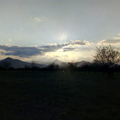 Výhled na České středohoří od Radobýlu