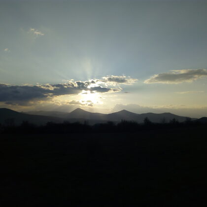 Výhled na České středohoří od Radobýlu