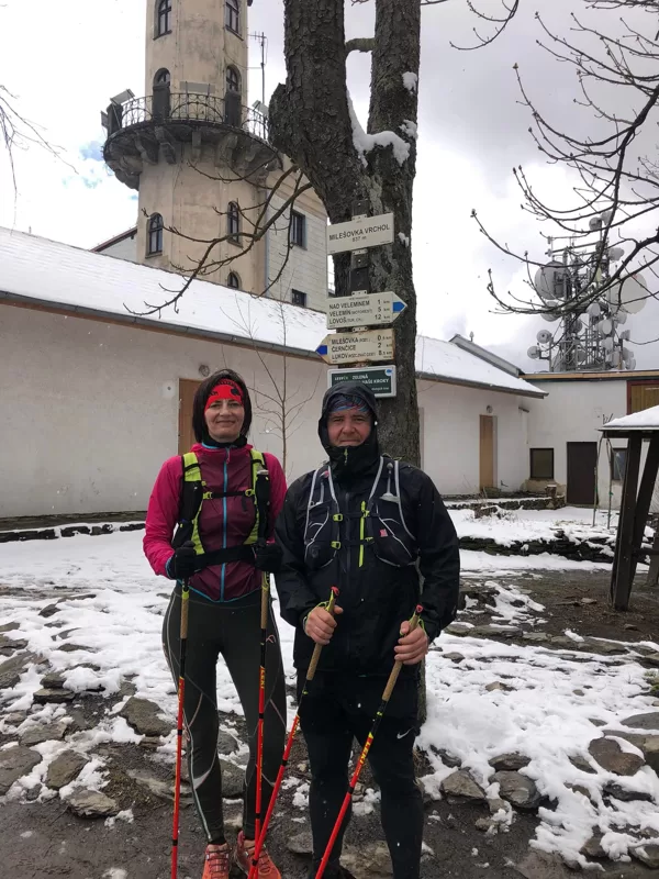 Petra Moravcová a Zdeněk Klír na 77km