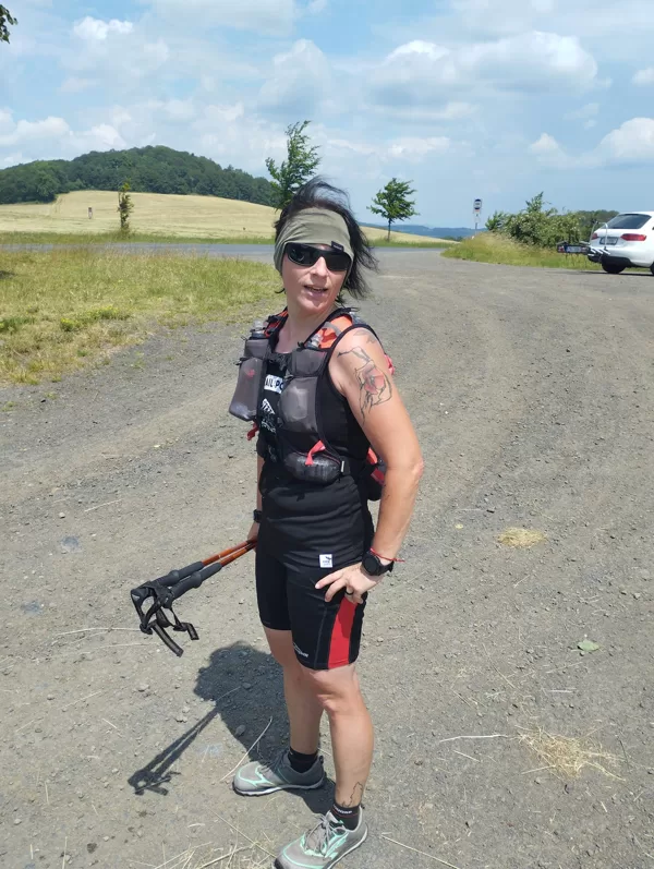 Helena Malá na trase Long 77